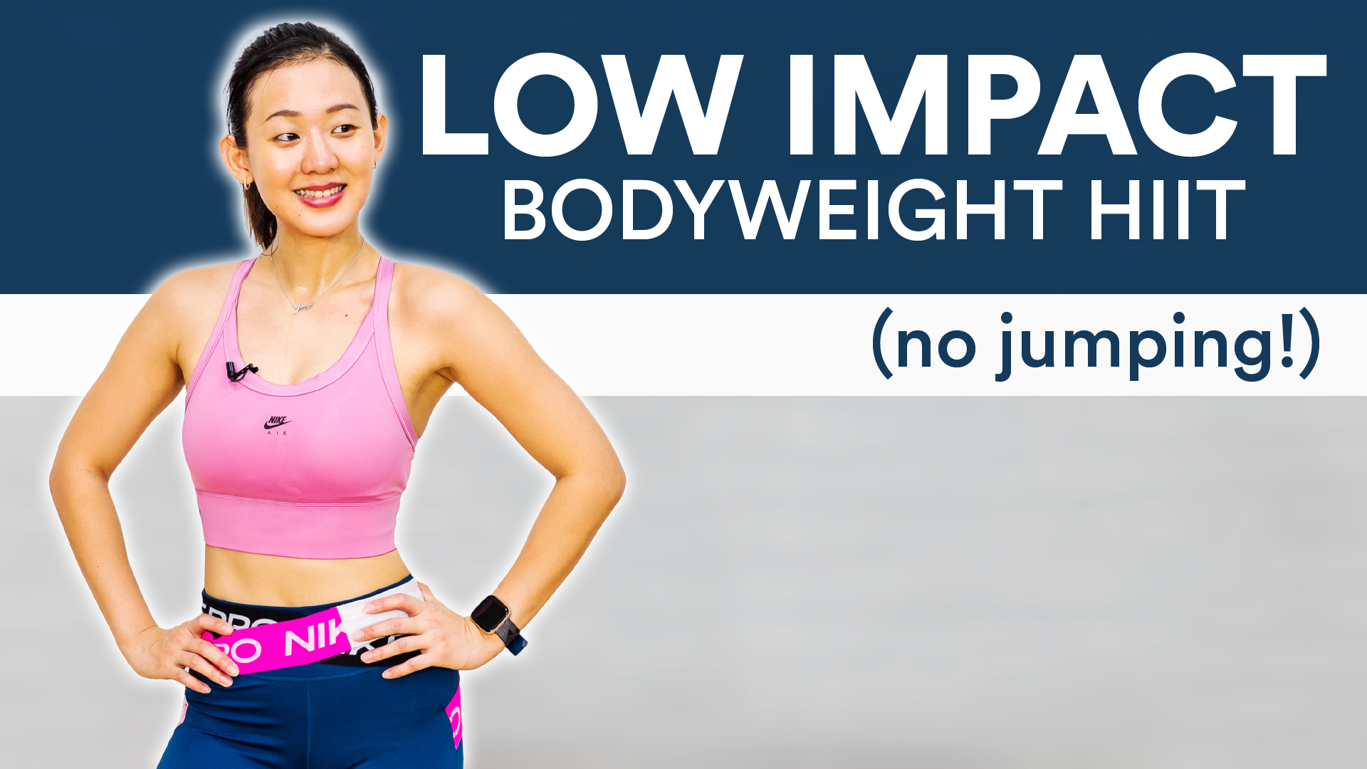 15Minute Low Impact Bodyweight HIIT (No Jumping!)
